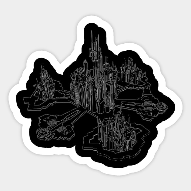 City of Atlanits Sticker by Science Design